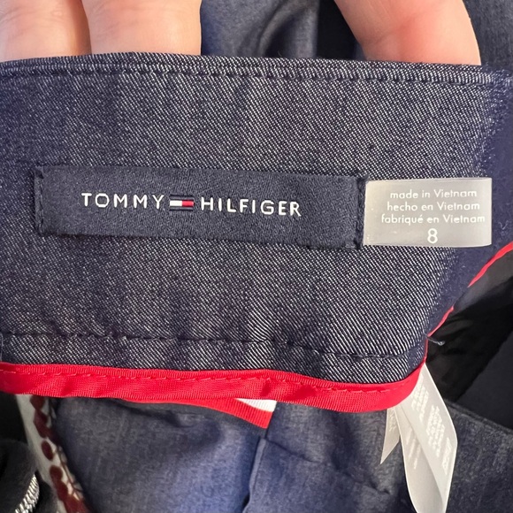 Tommy Hilfiger Dark Indigo Wide-Leg Pants - Size 8 - Picture 6 of 11